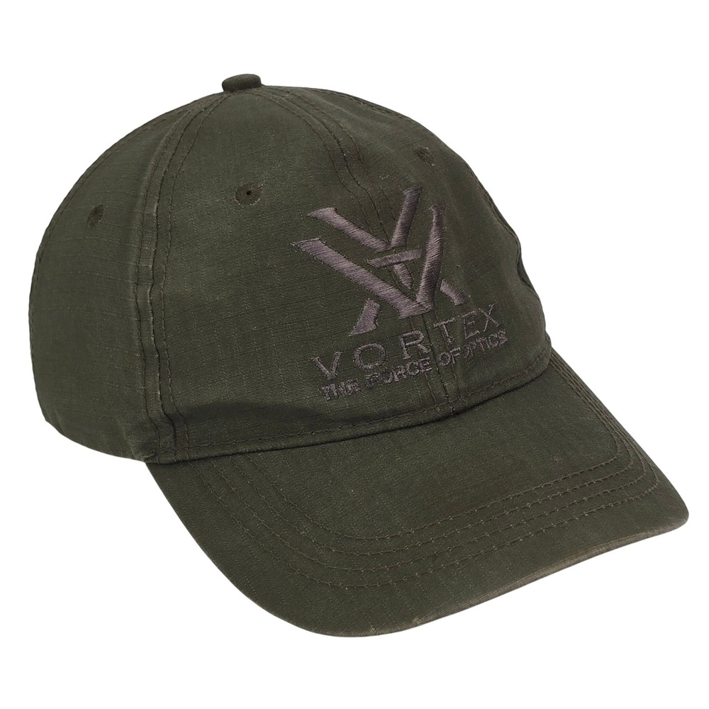Vortex Optics Ripstop Baseball Cap Mens OSFA Olive Green Tactical Logo Hat SEO